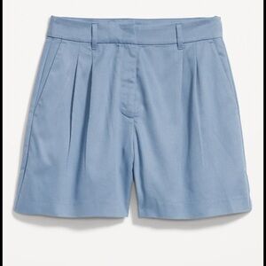 High waisted trouser shorts